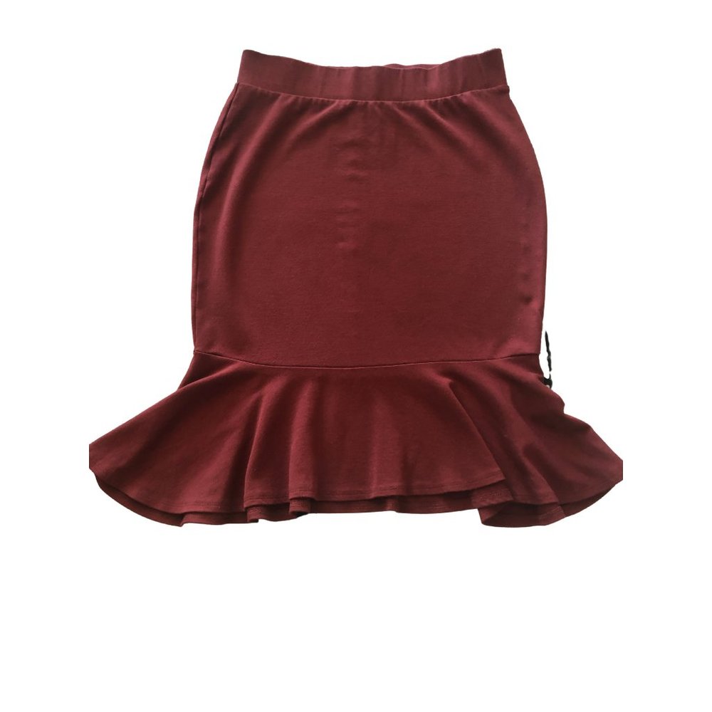 Zenana Outfitters Slip on Mermaid Flair Skirt Size XL